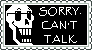 papyrus from undertale saying sorry can't talk im busy being autistic