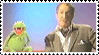 kermit biting a man