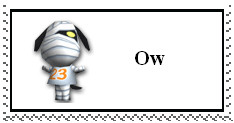 ow with kk slider bandaged all over his body