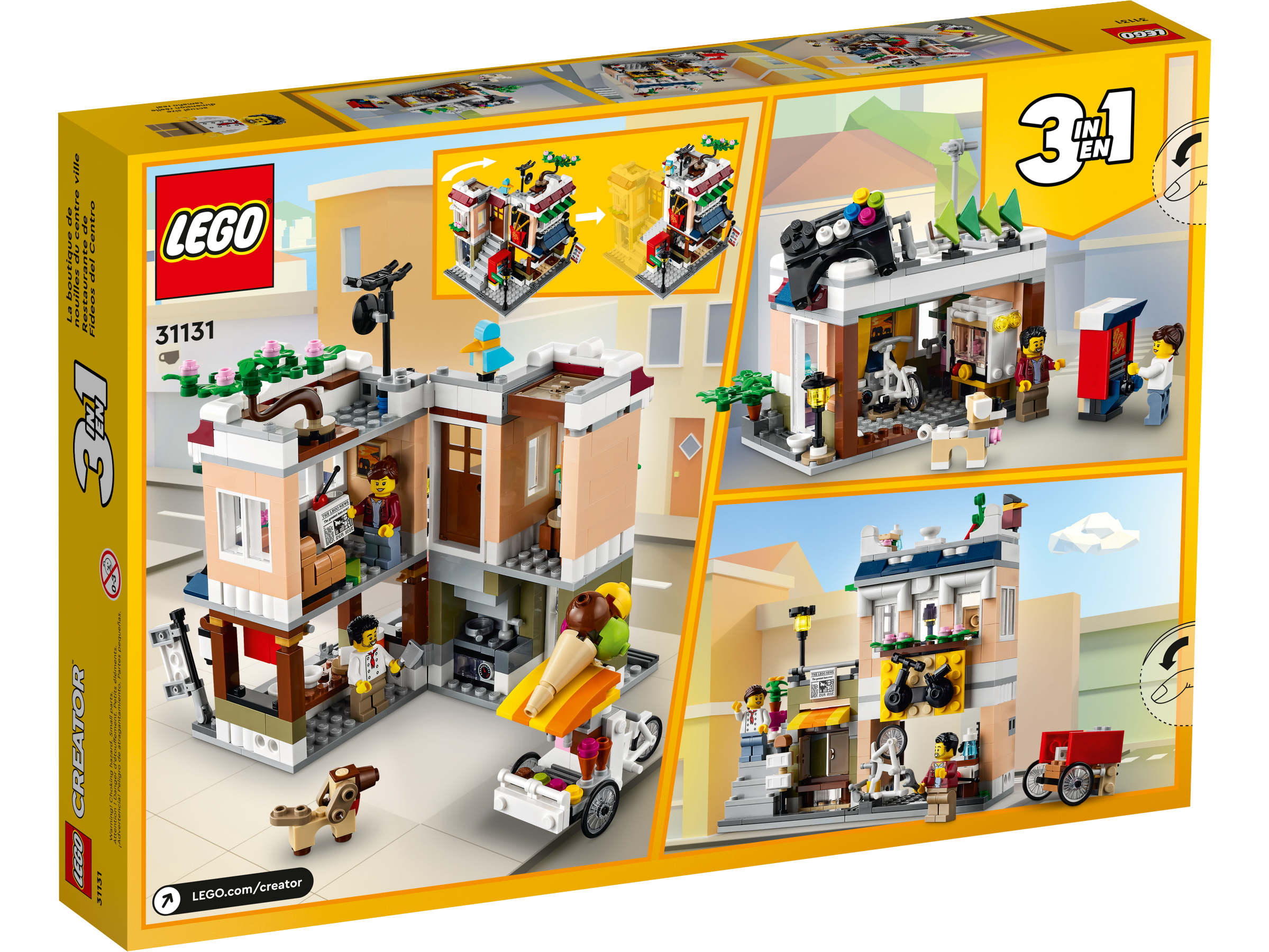 lego creator 3 in 1 downtown noodle shop